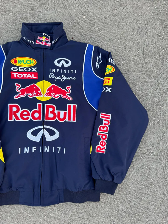 Embroidered Racing Jacket Redbull