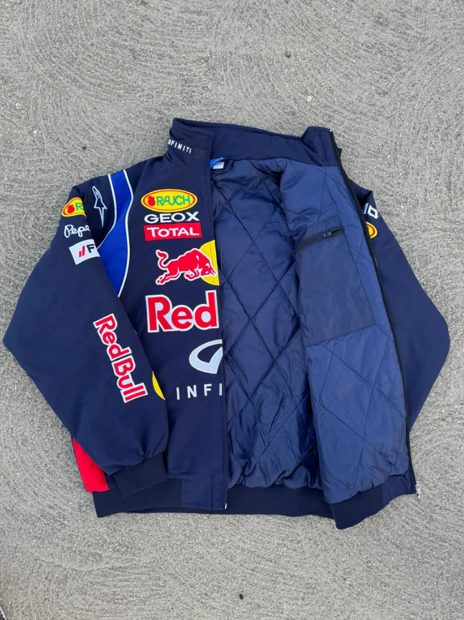 Embroidered Racing Jacket Redbull